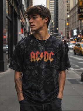 Mens AC/DC Band TShirt